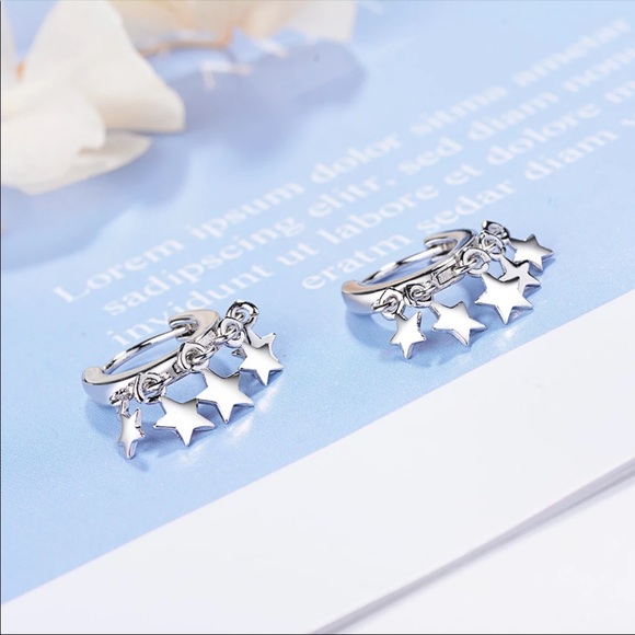 Jewelry - Sterling Silver 925 Star Earrings